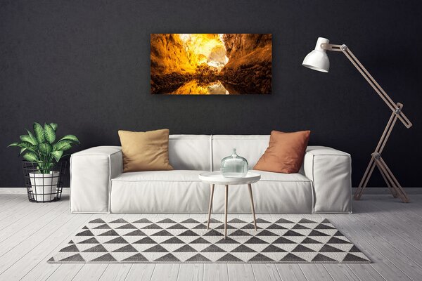 Quadro su tela Grafica di astrazione 100x50 cm