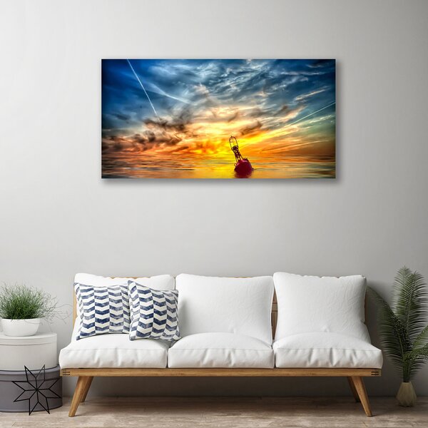 Quadro su tela Grafica di astrazione 100x50 cm
