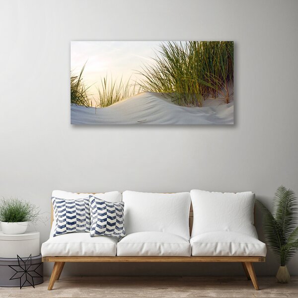 Quadro su tela Sabbia, erba, paesaggio 100x50 cm