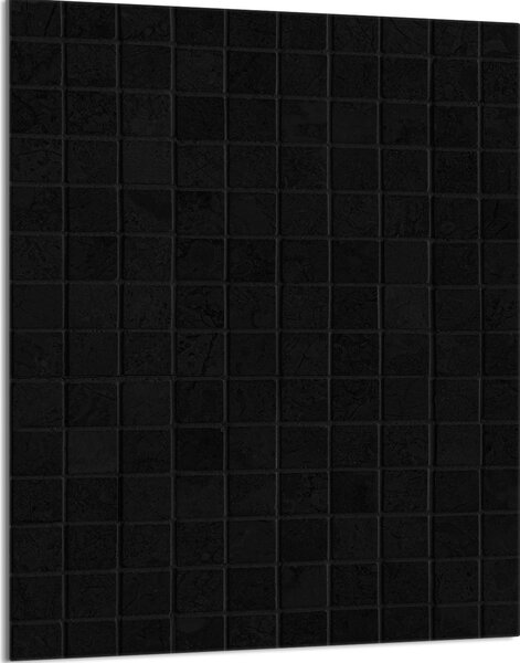 Piastra copriforno 40x52 Coperchio per piano cottura in Vetroceramica Paraspruzzi Piastra in vetro Tagliere decorativo, motivo nero