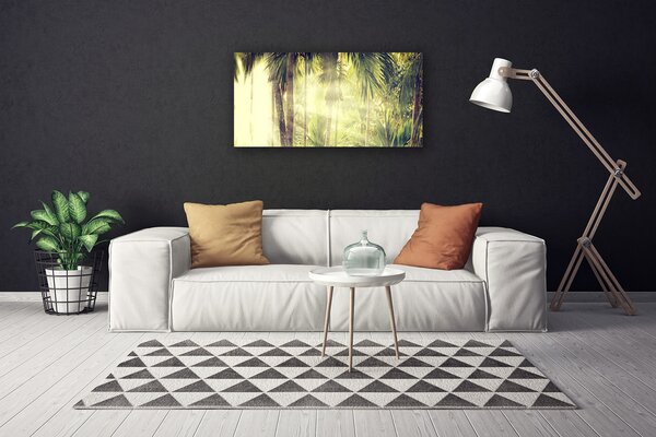 Quadro su tela Foresta, palme, natura 100x50 cm