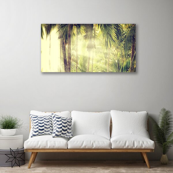 Quadro su tela Foresta, palme, natura 100x50 cm