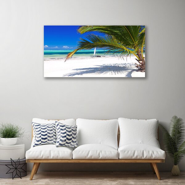 Quadro su tela Paesaggio della spiaggia di Palma 100x50 cm
