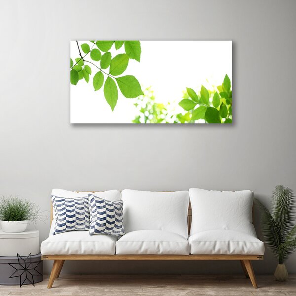 Quadro su tela I petali della pianta La natura 100x50 cm