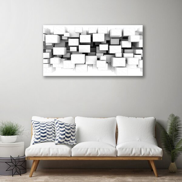 Quadro su tela Opera d'arte astratta della cucina 100x50 cm
