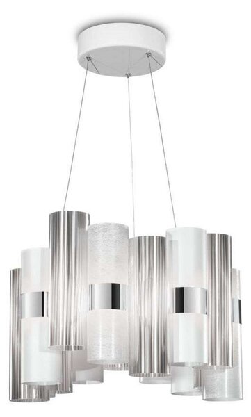 Lampada a sospensione Slamp, Bianco, Soggiorno, Plastica