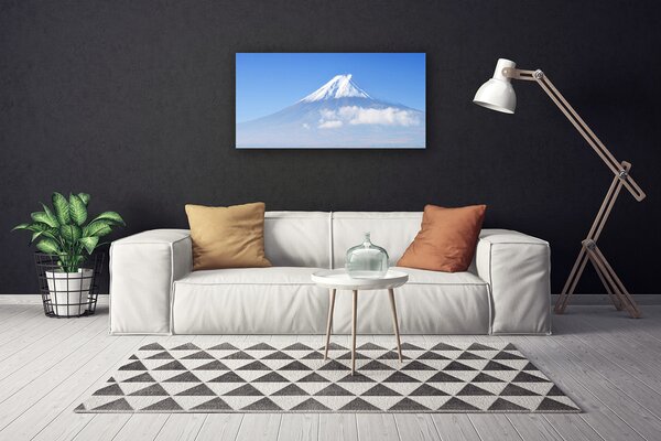 Quadro su tela Paesaggio del cielo delle montagne della nuvola 100x50 cm