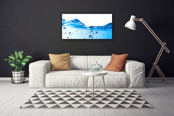 Quadro su tela Acqua Art 100x50 cm