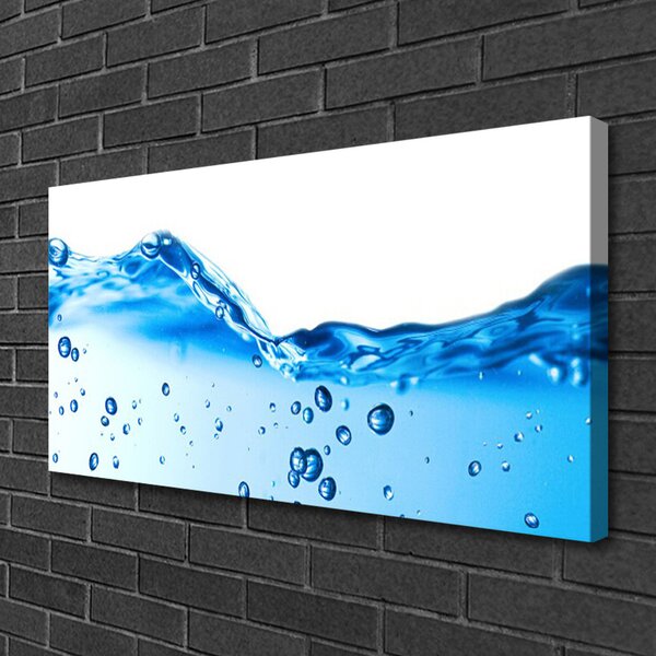 Quadro su tela Acqua Art 100x50 cm