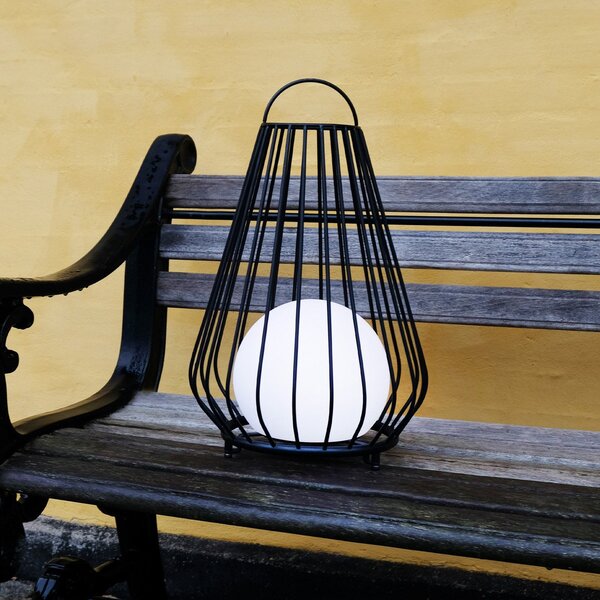 Lampade da esterno Dyberg Larsen, Evesham, dimmerabile, Nero, Terrazza, Metallo, Design