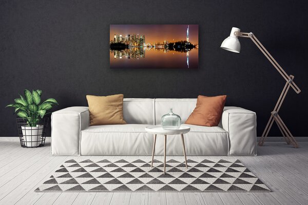 Quadro su tela Grafica di astrazione 100x50 cm
