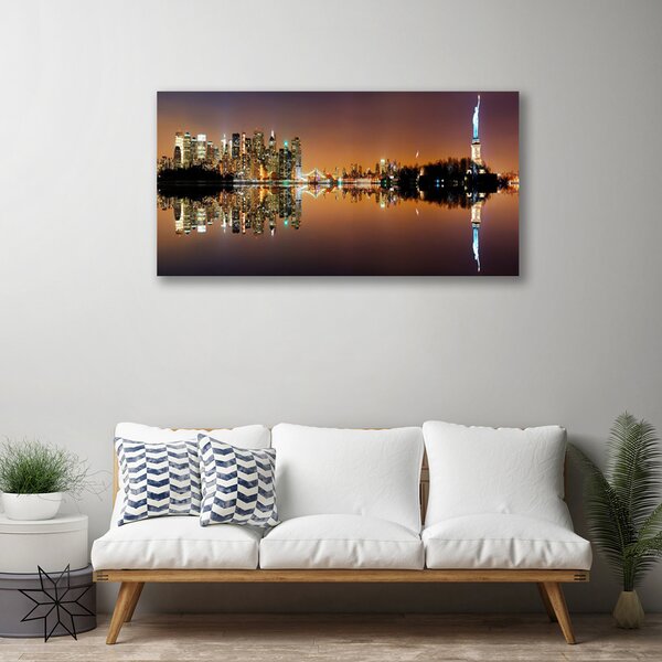 Quadro su tela Grafica di astrazione 100x50 cm