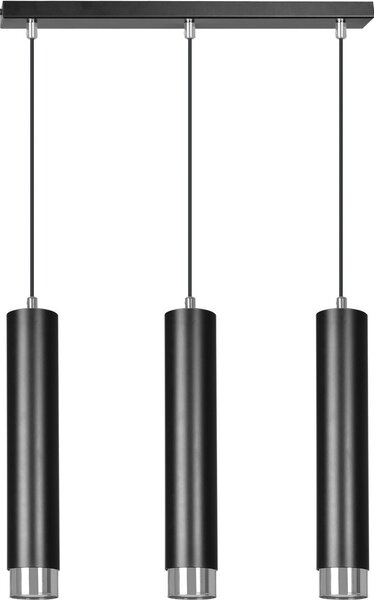 Lampadario Emibig 3xGU10 30W KIBO 3 BL/CHROME 643/3