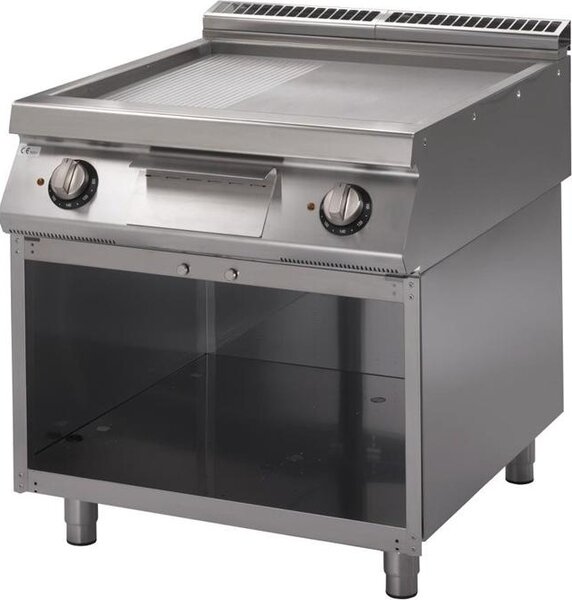 Piastra per griglia elettrica Gastro M 700 Plus Gm70/80Ftres-Cr 2/3 liscia 1/3 scanalata