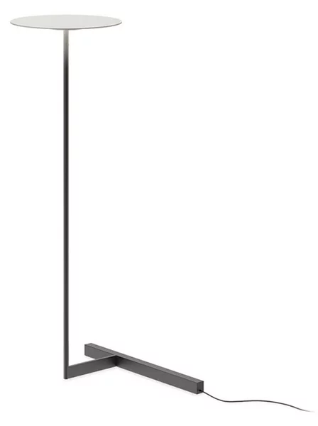 Lampada da terra Vibia, Flat, dimmerabile, Nero, Soggiorno, Metallo, Scandinavo