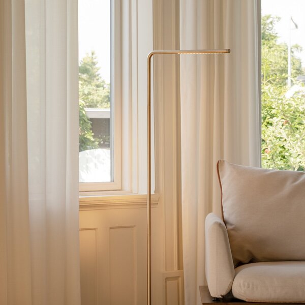 Lampada da terra UMAGE, Omni, dimmerabile, Dorato / Ottone, Soggiorno, Alluminio, Design