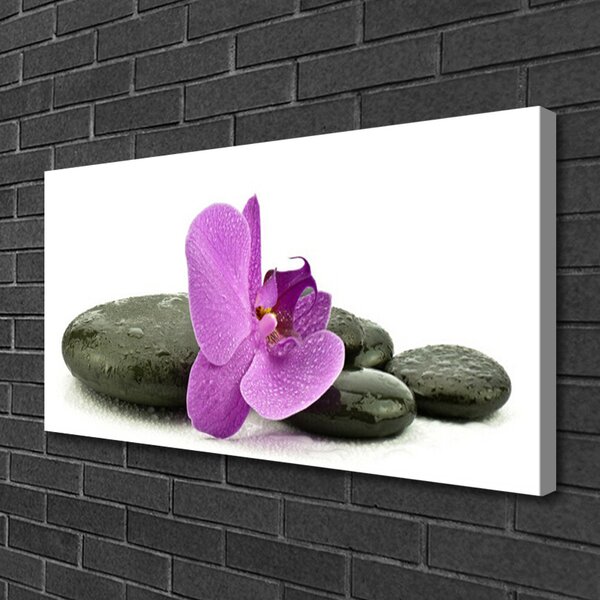 Quadro su tela Fiore di orchidea orchidea 100x50 cm