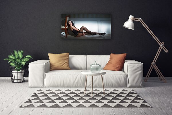 Quadro su tela Nudo femminile 100x50 cm