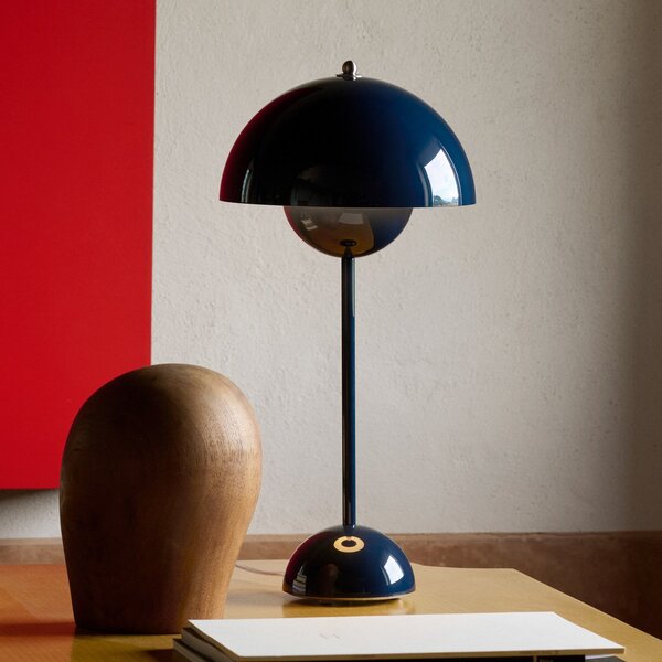 Lampade da tavolo &Tradition, Flowerpot VP3, Blu, Soggiorno, Metallo, Design