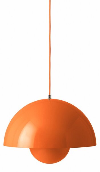 Lampada a sospensione &Tradition, Flowerpot VP7, dimmerabile, Arancione, Soggiorno, Metallo, Design