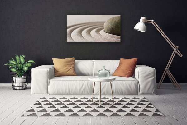 Quadro su tela Arte della sabbia di pietra 100x50 cm