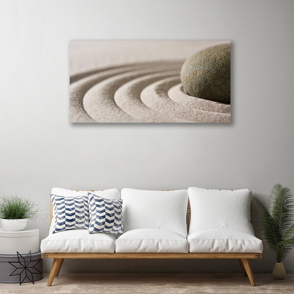 Quadro su tela Arte della sabbia di pietra 100x50 cm