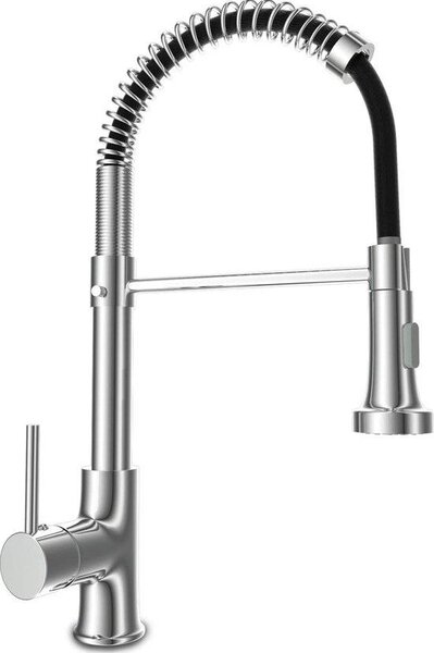 Miscelatore da cucina monocomando girevole a 360° con bocca estraibile
