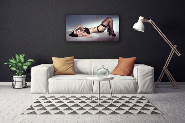 Foto quadro su tela Donna erotica sexy 100x50 cm