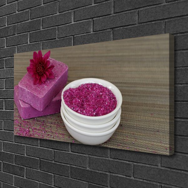 Quadro su tela Sabbia, sapone, art 100x50 cm