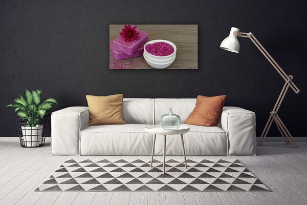 Quadro su tela Sabbia, sapone, art 100x50 cm