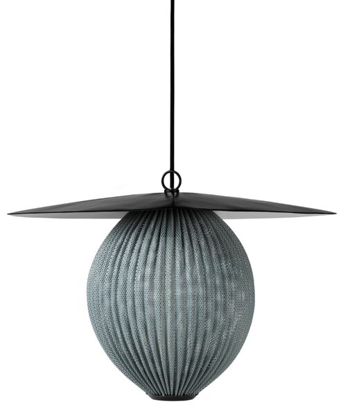 Lampada a sospensione GUBI, Grigio, Soggiorno, Metallo