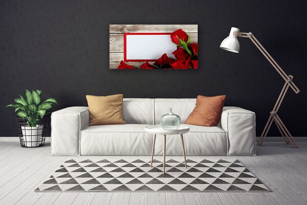 Quadro su tela Rose, fiori, piante 100x50 cm