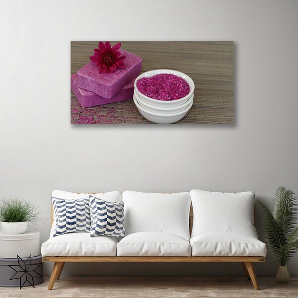 Quadro su tela Sabbia, sapone, art 100x50 cm