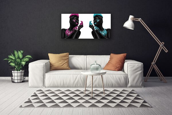 Quadro su tela Personaggi d'arte 100x50 cm