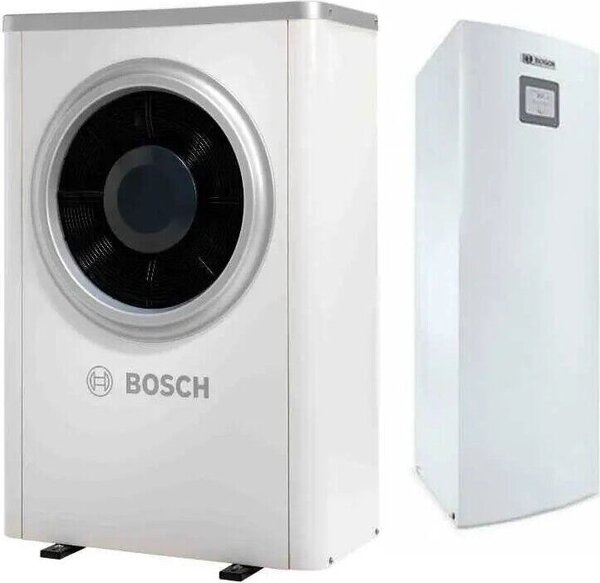 AWM S 5-9 + Compress 6000 AW-9 Set BG Monoblocco, con bollitore incorporato da 190 l. Boiler, con serpentino solare