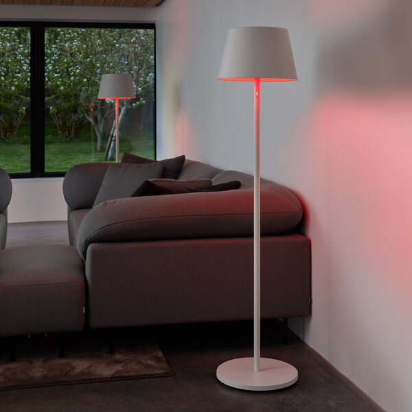 Lampade da esterno LOOM DESIGN, Modi, dimmerabile, Bianco, Terrazza, Alluminio, Moderno