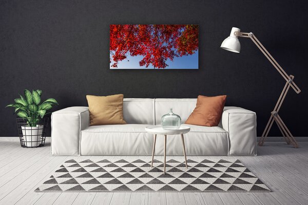Quadro su tela Natura dei rami degli alberi 100x50 cm