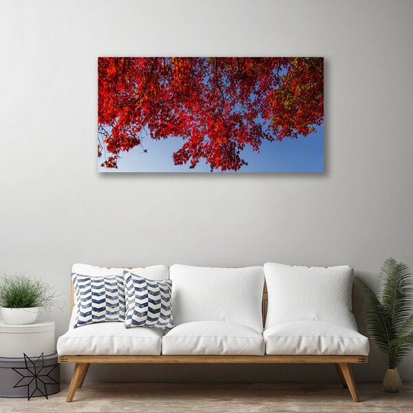 Quadro su tela Natura dei rami degli alberi 100x50 cm