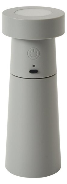 Lampade da tavolo Lucande, Salt, Grigio, Sala da pranzo, Plastica, Moderno