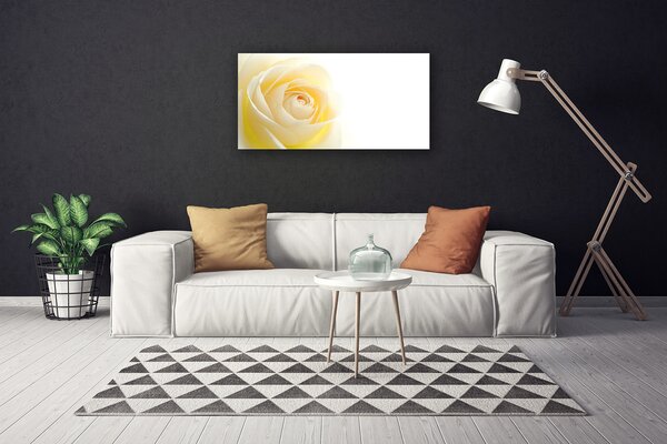Quadro su tela Natura della pianta del fiore della rosa 100x50 cm