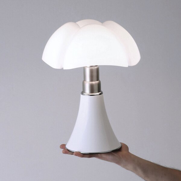 Lampade da tavolo Martinelli Luce, Minipipistrello, dimmerabile, Bianco, Soggiorno, Metallo, Design
