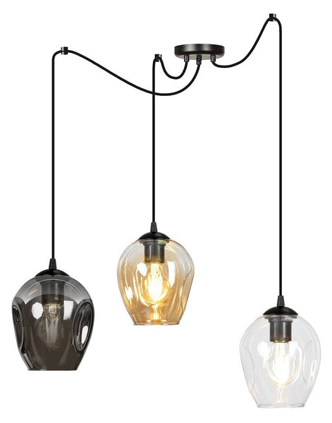 Lampadario Emibig 3xE27 60W LEVEL 3 BL/MIX 759/3