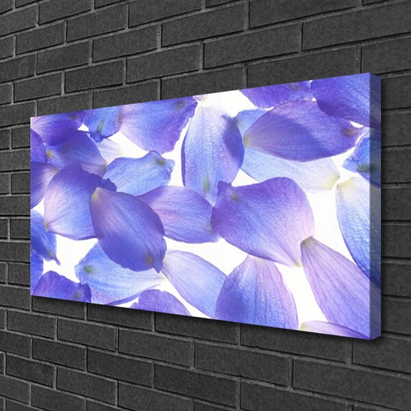 Quadro su tela I petali della pianta La natura 100x50 cm