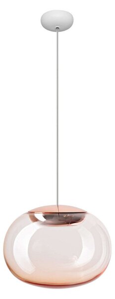 Lampada a sospensione Stilnovo, La Mariée, dimmerabile, Rame, Soggiorno, Vetro, Design