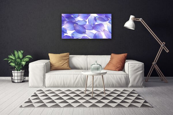 Quadro su tela I petali della pianta La natura 100x50 cm