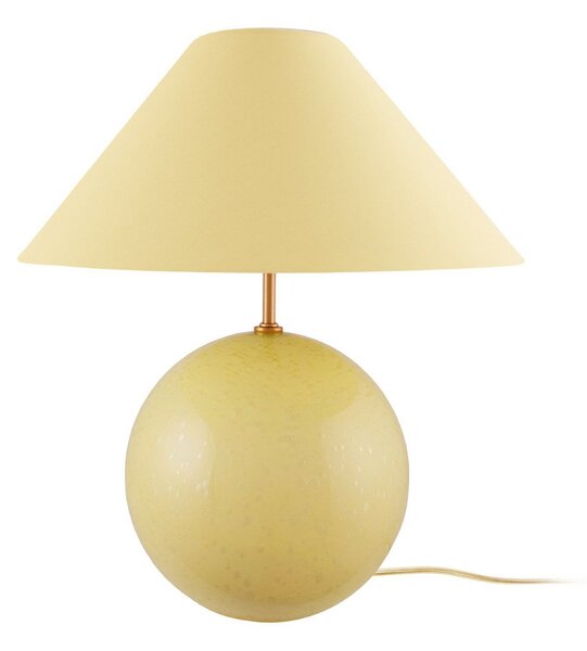Lampade da tavolo Globen Lighting, IRIS, Giallo, Soggiorno, Tessuto / Tessile, Vintage