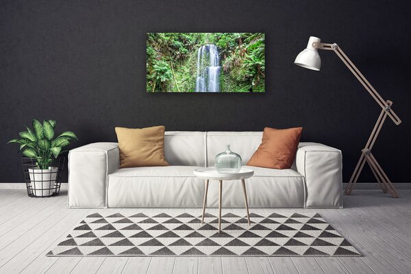 Quadro su tela Cascata dell'albero della natura 100x50 cm