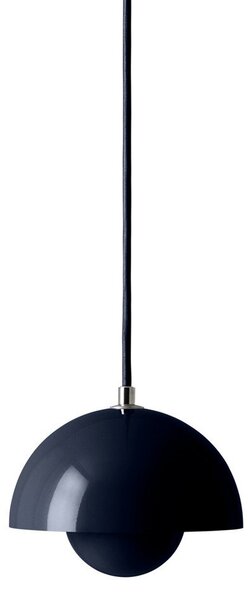 Lampada a sospensione &Tradition, Flowerpot VP10, dimmerabile, Blu, Soggiorno, Metallo, Design