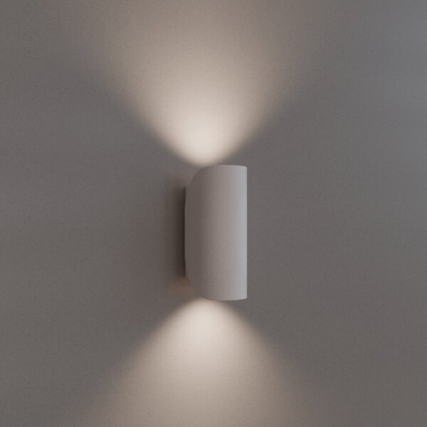 Applique gesso lampadari bartalini amaro gu10 led biemissione verniciabile - Lampadari Bartalini Gesso