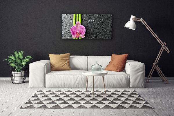 Quadro su tela Fiore di bambù Pianta Natura 100x50 cm